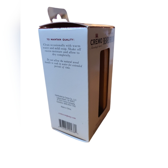 Mens Boar Bristle Beard Brush & Wooden Comb - Picture 4 of 8